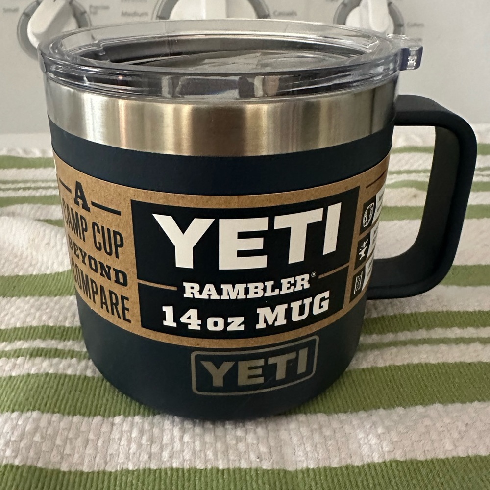 Yeti rambler 14oz mug Brand new